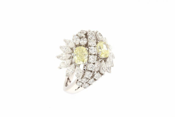Кольцо Damiani Masterpiece Белое золото