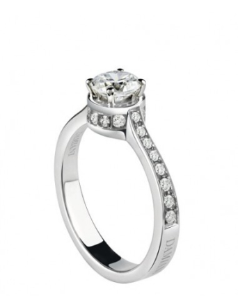 Кольцо Damiani Belle Epoque Белое золото