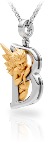 Колье CarreraYCarrera My Angel Белое/желтое золото