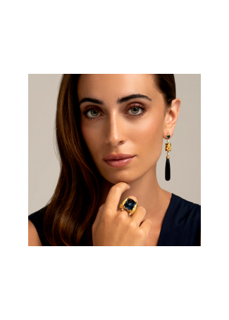 Earrings CarreraYCarrera Xian White Gold, Yellow Gold