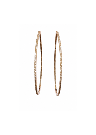 Серьги Crivelli Hoop crv Розовое золото