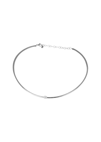Choker Crivelli Design White Gold
