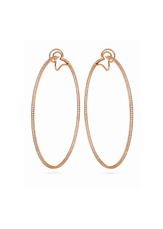 Серьги Crivelli Hoop crv Розовое золото