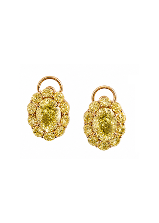 Earrings Crivelli Solitaire crv Rose Gold