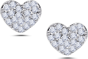Сырға, Чокер Crivelli Studs crv Ақ алтын, Сары алтын