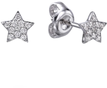 Сырға, Чокер Crivelli Studs crv Ақ алтын, Сары алтын