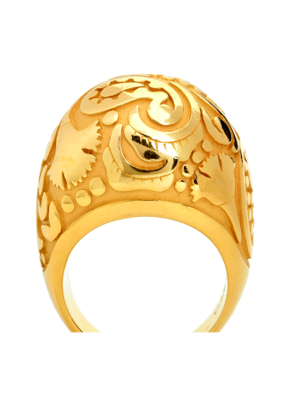 Кольцо CarreraYCarrera Aqua Желтое золото