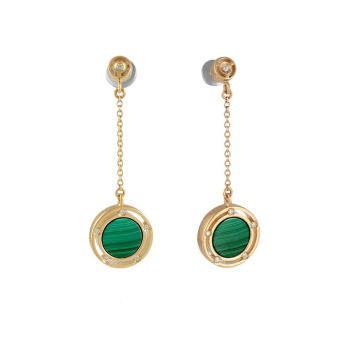 Серьги Damiani D.Side Желтое золото