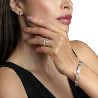 Серьги Damiani Belle Epoque Reel Белое золото