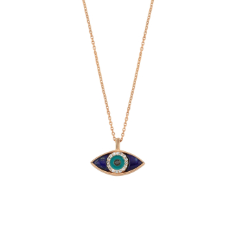 Колье BeeGoddess Eye Light Розовое золото