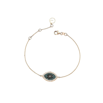 Браслет BeeGoddess Eye Light Розовое золото