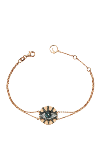 Браслет BeeGoddess Eye Light Розовое золото