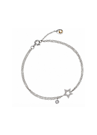 Браслет Crivelli Chain bracelet Белое золото