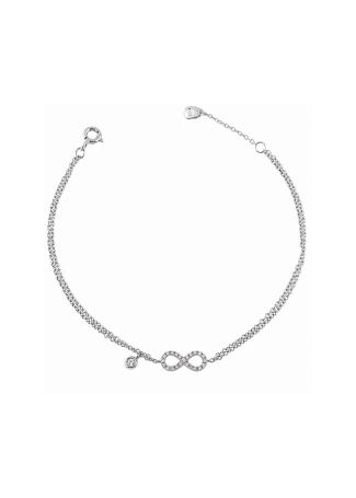 Браслет Crivelli Chain bracelet Белое золото