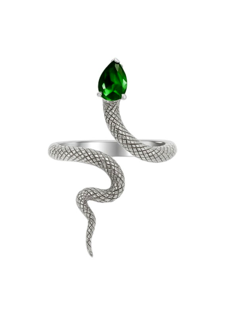 Кольцо Geoma Snake Джеома Серебро