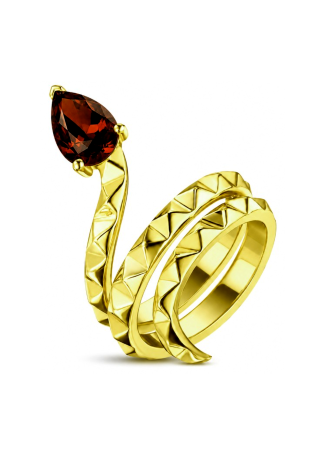 Кольцо Geoma Snake Джеома Серебро