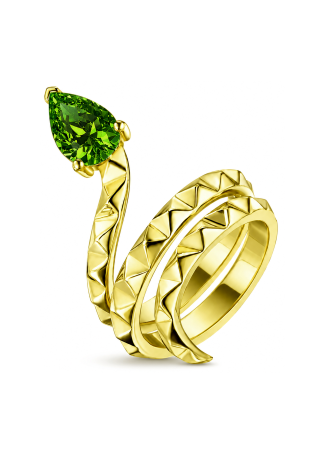Кольцо Geoma Snake Джеома Серебро