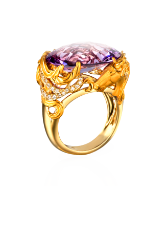 Earrings, Ring, Necklace CarreraYCarrera Encuentro Yellow Gold