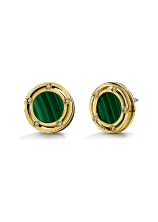 Серьги Damiani D.Side Желтое золото