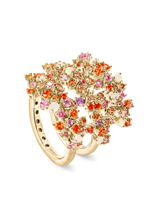 Кольцо Damiani Mimosa Flexi Желтое золото