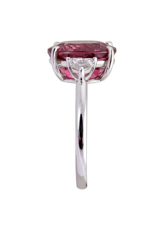 Сақина Crivelli Solitaire crv Ақ алтын
