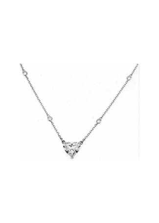 Колье Crivelli Solitaire crv Белое золото
