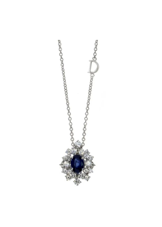 Колье Damiani Mimosa Белое золото