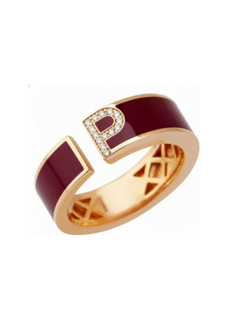 RF Enamel Ring Rose Gold