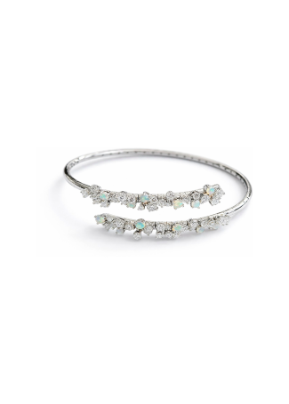 Браслет Damiani Mimosa Flexi Белое золото