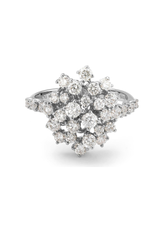 Damiani Mimosa Ring White Gold