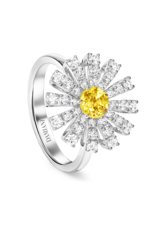 Кольцо Damiani Margherita Белое золото