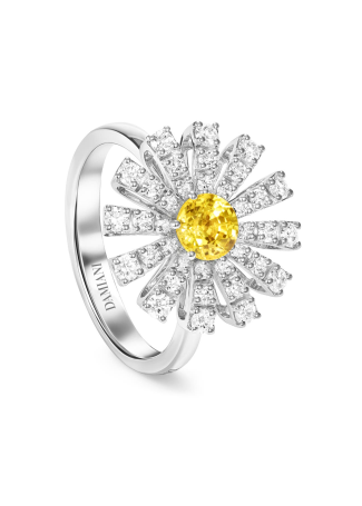 Кольцо Damiani Margherita Белое золото