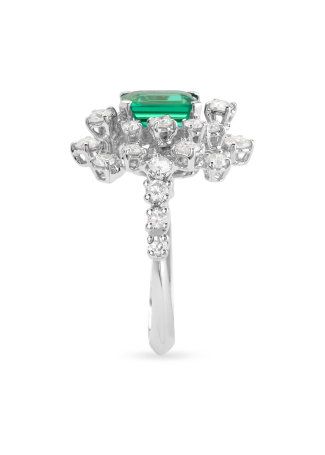 Кольцо Damiani Mimosa Белое золото