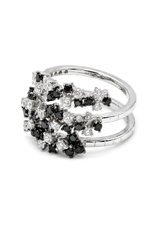 Damiani Mimosa Flexi Ring White Gold