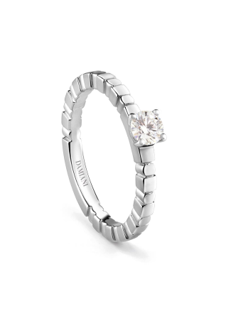 Кольцо Damiani Belle Epoque Bridal Белое золото