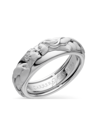 CarreraYCarrera жаңа Promesa жүзігі Ақ алтын