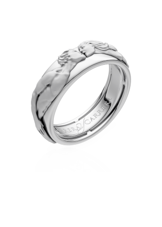 CarreraYCarrera жаңа Promesa жүзігі Ақ алтын