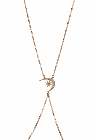 Bee Goddess Venus Star Bracelet-Ring Rose Gold