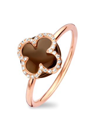 Tirisi Seoul Flower жүзігі Розалық алтын
