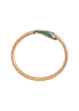 Браслет Crivelli Snake Белое золото