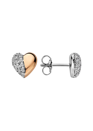 Tirisi Love сырғалары қызғылт алтын