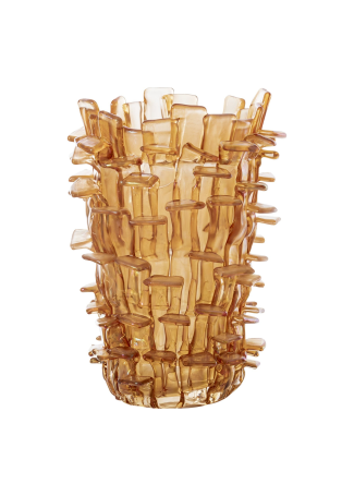 Vase Venini Clippings Murano Glass Blue, Green, Red, Yellow, Purple, Lilac, Sandy 26x29, 31x23, 21.3x18, 30x22