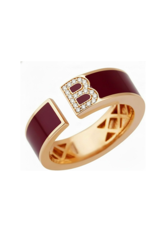 RF Enamel Ring Rose Gold