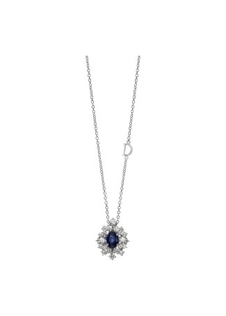 Damiani Mimosa Necklace White Gold