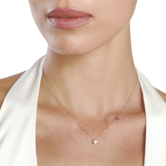 Колье Damiani Luce D Белое золото