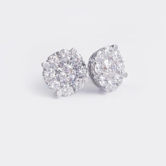 Серьги Crivelli Design Белое золото