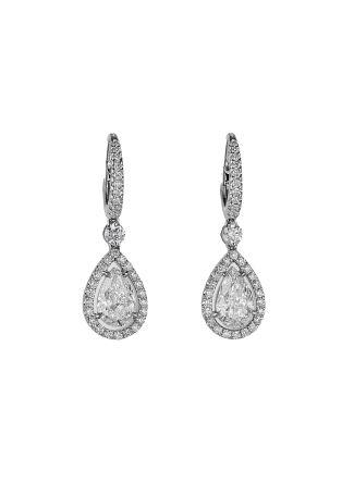 Серьги Crivelli Style Белое золото