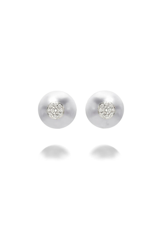 Серьги Utopia Dots Белое золото