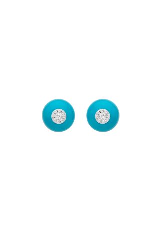 Серьги Utopia Dots Белое золото