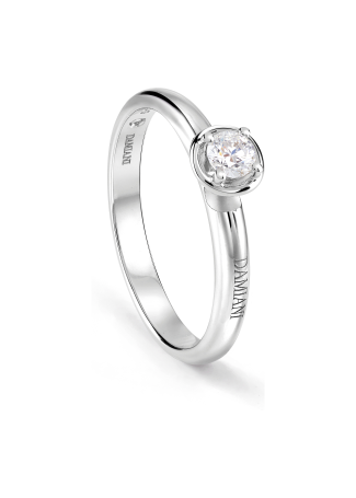 Damiani Minou сақинасы Ақ алтын